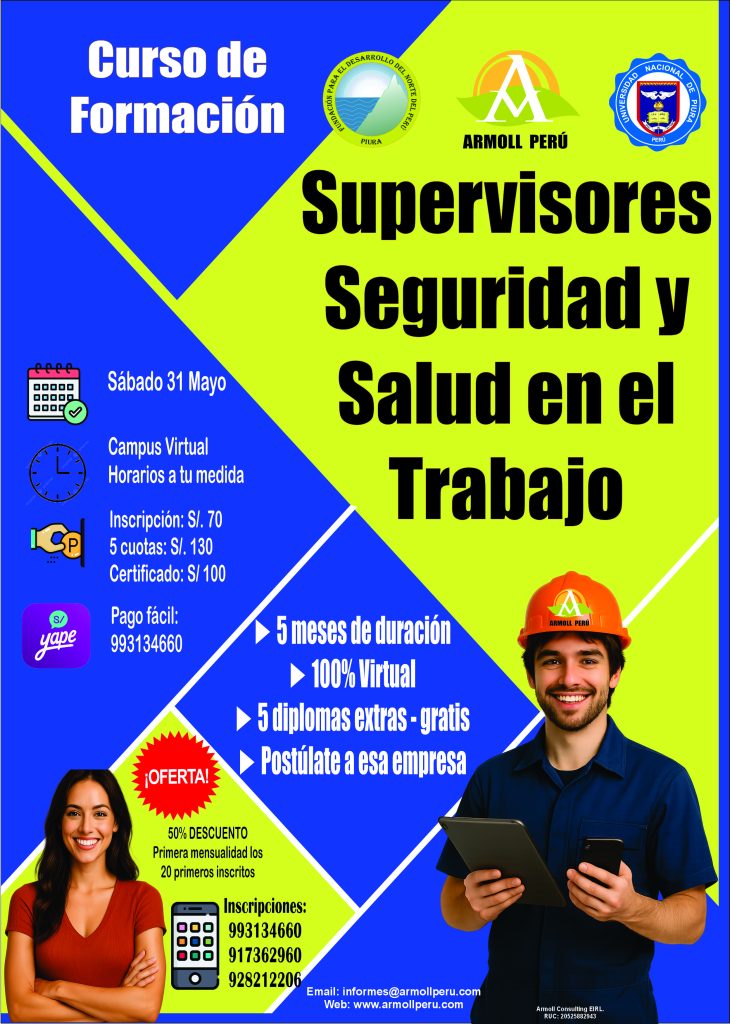 Curso de Formación de Supervisores en Seguridad y Salud en el Trabajo